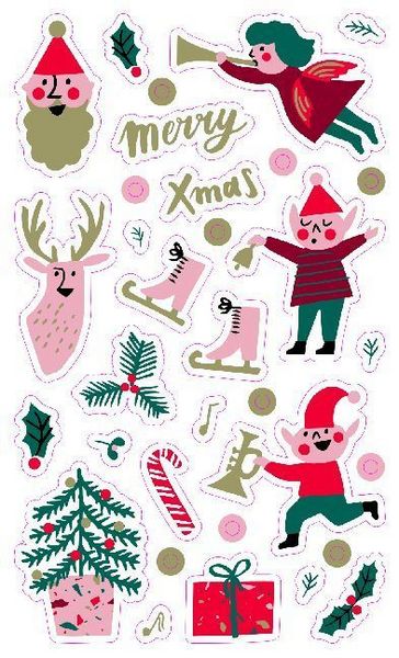 Produktbild: Sticker, Jolly Christmas, Classic