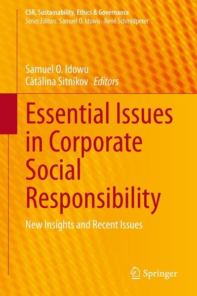 Produktbild: Essential Issues in Corporate Social Responsibility