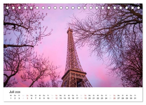 Produktbild: Paris, s'il vous pla&icirc;t! (Tischkalender 2026 DIN A5 quer), CALVENDO Monatskalender