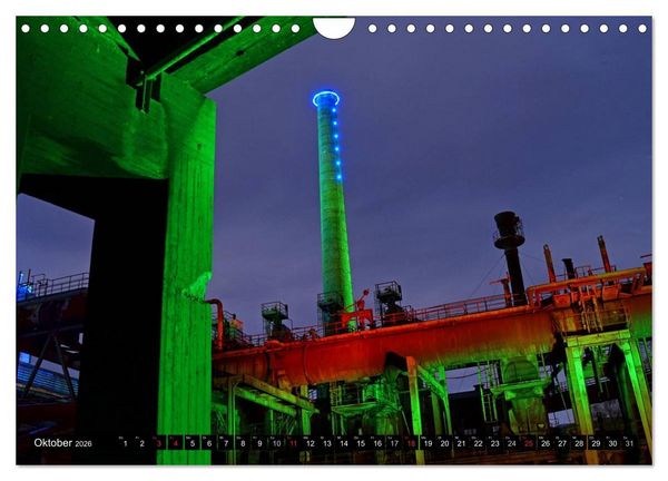 Produktbild: Industrie-Kultur 2026 (Wandkalender 2026 DIN A4 quer), CALVENDO Monatskalender