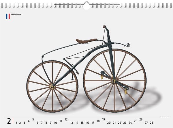 Produktbild: 2023, 12 Fahrradklassiker, Wandkalender