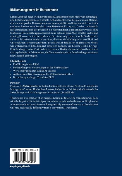 Produktbild: Risikomanagement im Unternehmen
