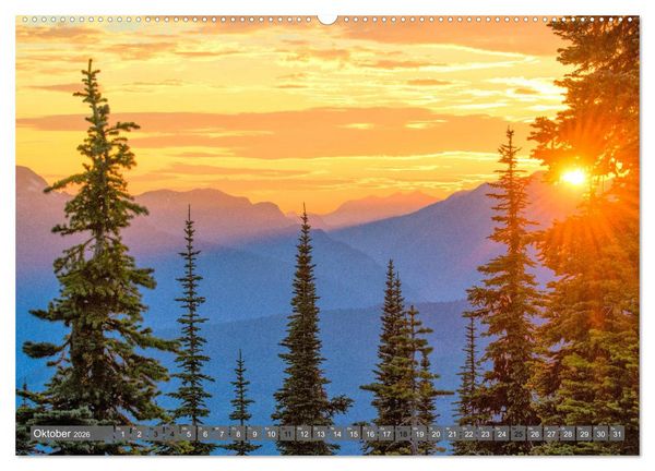 Produktbild: Kanada der Westen (Wandkalender 2026 DIN A2 quer), CALVENDO Monatskalender