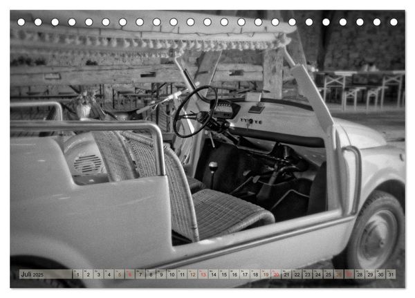 Produktbild: il Cinquecento - Details im Fokus - im Look eines legend&auml;ren Analogfilms (Tischkalender 2025 DIN A5 quer), CALVENDO Monatskalender