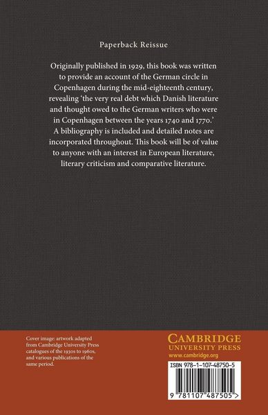 Produktbild: The German Influence in Danish Literature in the Eighteenth Century