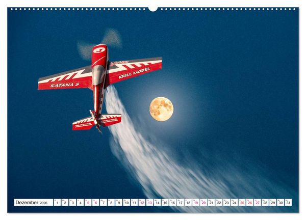 Produktbild: Modellflug in Szene gesetzt (Wandkalender 2026 DIN A2 quer), CALVENDO Monatskalender