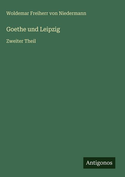 Produktbild: Goethe und Leipzig