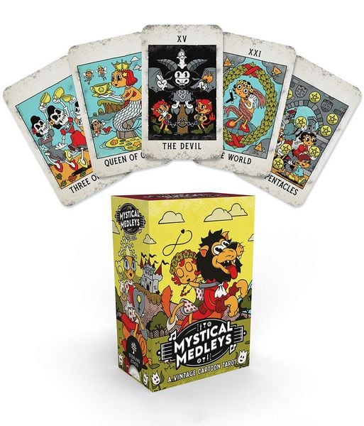 Produktbild: Mystical Medleys Vintage Cartoon Tarot Deck