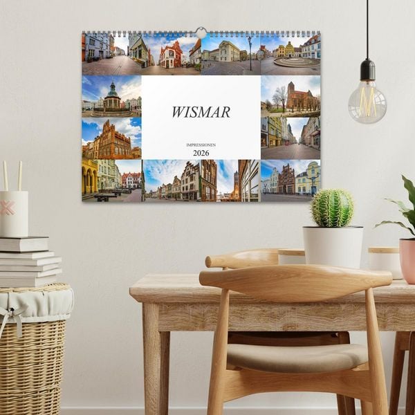 Produktbild: Wismar Impressionen (Wandkalender 2026 DIN A3 quer), CALVENDO Monatskalender