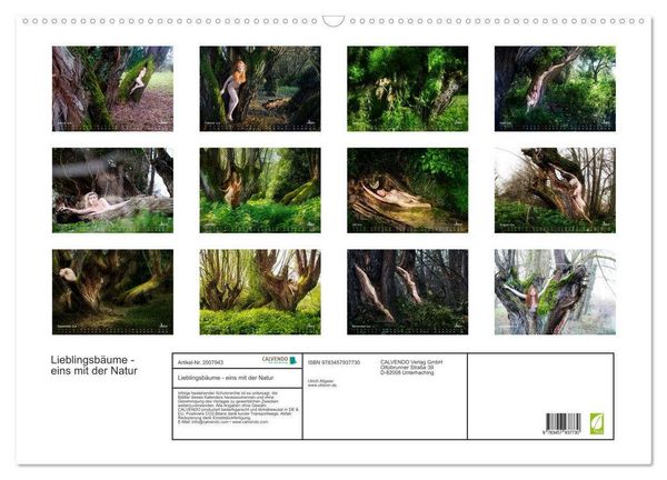 Produktbild: Lieblingsb&auml;ume - eins mit der Natur (Wandkalender 2026 DIN A2 quer), CALVENDO Monatskalender