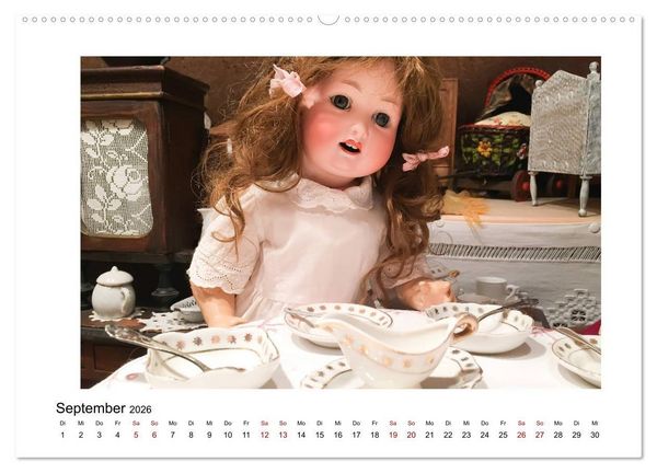 Produktbild: Altes Puppengeschirr (Wandkalender 2026 DIN A2 quer), CALVENDO Monatskalender