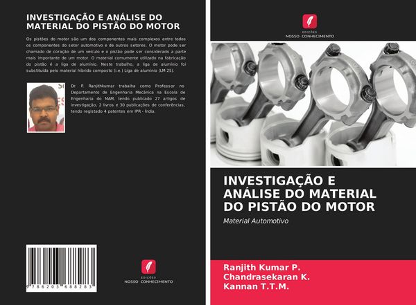 Produktbild: INVESTIGA&Ccedil;&Atilde;O E AN&Aacute;LISE DO MATERIAL DO PIST&Atilde;O DO MOTOR