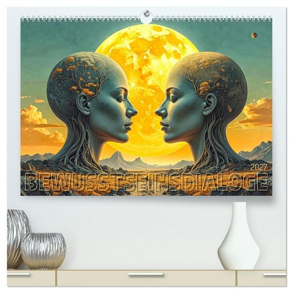 Produktbild: Bewusstseinsdialoge (hochwertiger Premium Wandkalender 2027 DIN A2 quer), Kunstdruck in Hochglanz