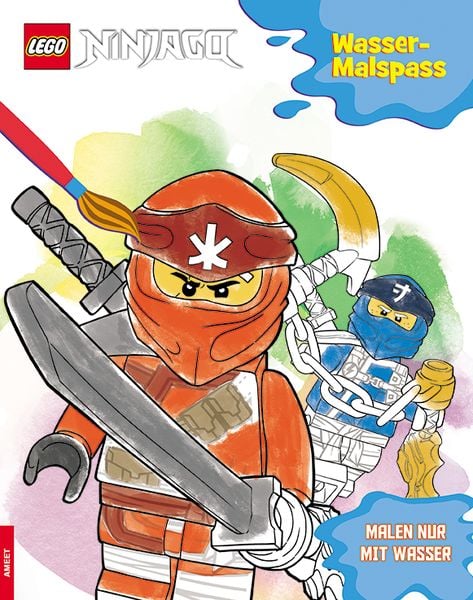 LEGO NINJAGO – Mein Wasser-Malspass, Paperback von , AMEET sp. z o.o., 9783960807575