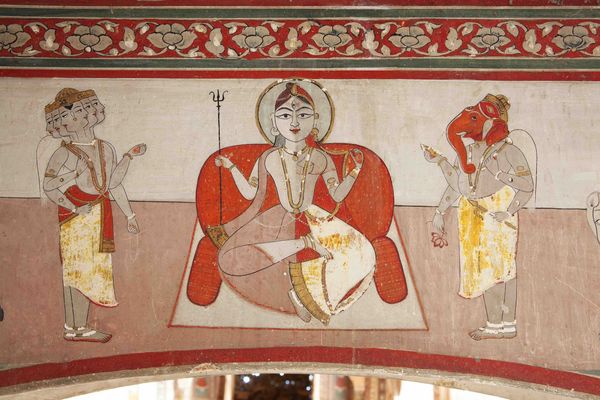 Produktbild: Indische Wandbilder: Eine Reise zu G&ouml;ttern und Mythen des Hinduismus