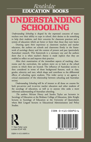 Produktbild: Understanding Schooling