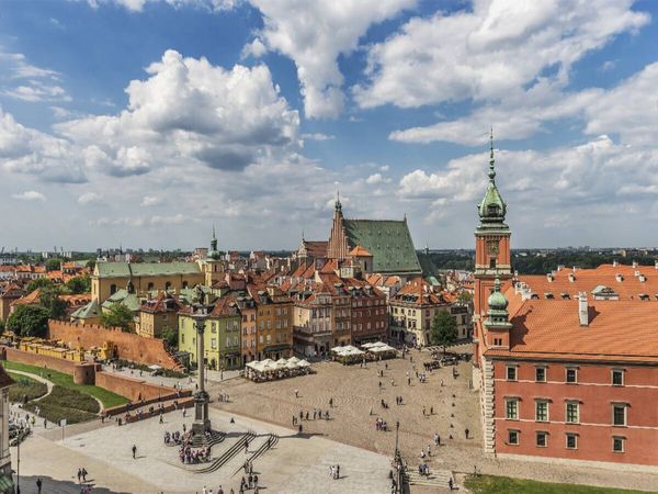 Produktbild: CALVENDO Puzzle Schlo&szlig;platz Warschau | 1000 Teile Lege-Gr&ouml;&szlig;e 64x48cm Foto-Puzzle f&uuml;r gl&uuml;ckliche Stunden