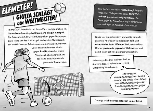 Produktbild: Meine Fu&szlig;ballheldin Giulia Gwinn &ndash; Ihre Geschichte, ihre Spiele, ihre Rekorde