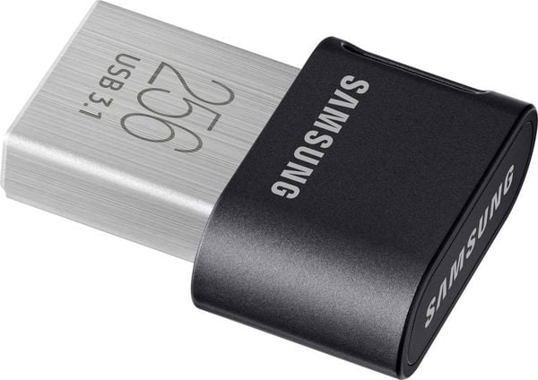 Samsung FIT Plus USB-Stick 256 GB Schwarz MUF-256AB/APC USB 3.2 Gen 2 (USB 3.1)