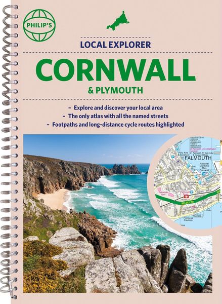 Produktbild: Philip's Local Explorer Street Atlas Cornwall & Plymouth