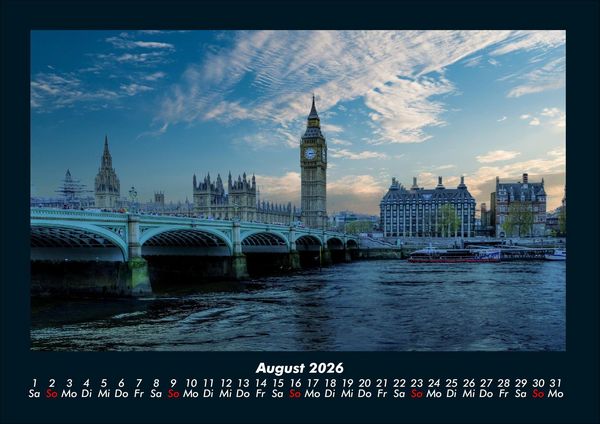 Produktbild: London - Impressionen 2026 Fotokalender DIN A4