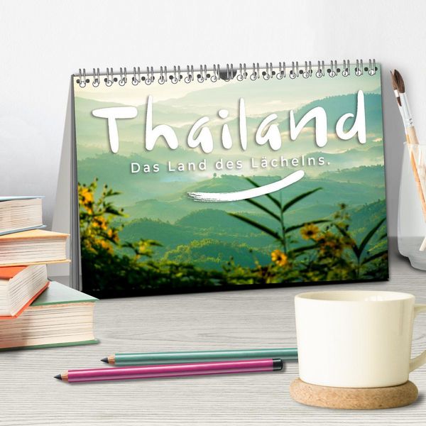 Produktbild: Thailand - Das Land des L&auml;chelns. (Tischkalender 2026 DIN A5 quer), CALVENDO Monatskalender