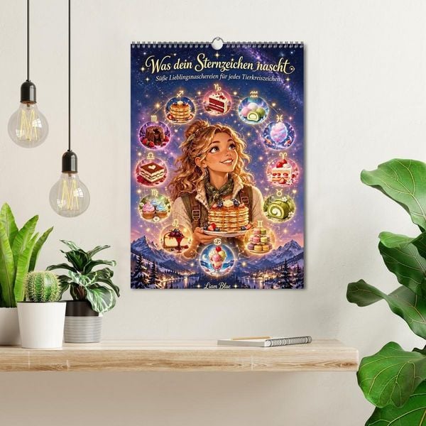 Produktbild: Was dein Sternzeichen nascht (Wandkalender 2027 DIN A3 hoch), CALVENDO Monatskalender