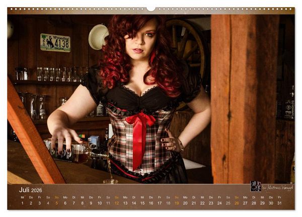 Produktbild: Western Girls (hochwertiger Premium Wandkalender 2026 DIN A2 quer), Kunstdruck in Hochglanz