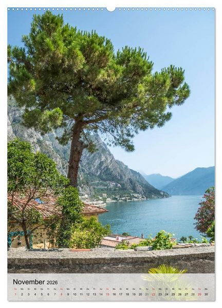 Produktbild: LIMONE SUL GARDA Unvergessliche Momente (hochwertiger Premium Wandkalender 2026 DIN A2 hoch), Kunstdruck in Hochglanz
