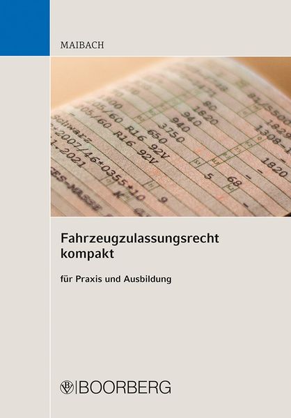 Produktbild: Fahrzeugzulassungsrecht kompakt