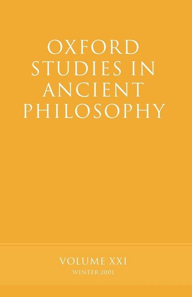 Produktbild: Oxford Studies in Ancient Philosophy