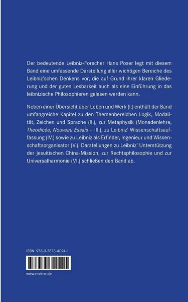Produktbild: Leibniz' Philosophie