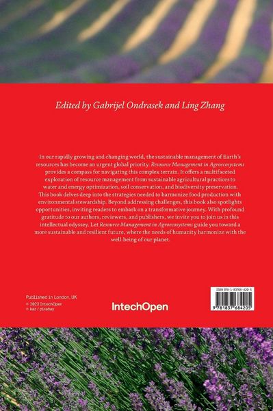 Produktbild: Resource Management in Agroecosystems