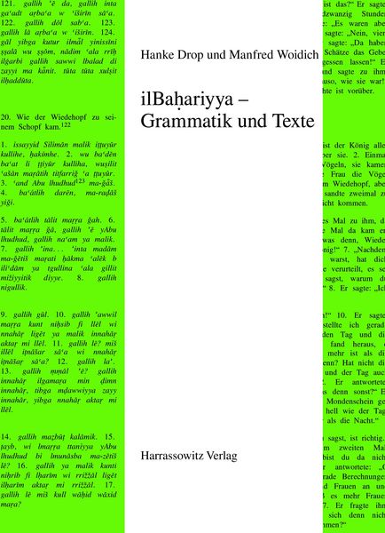Produktbild: &Auml;gyptische Dialekte / ilBahariyya - Grammatik und Texte