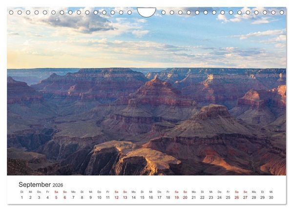 Produktbild: Arizona - Grand Canyon State (Wandkalender 2026 DIN A4 quer), CALVENDO Monatskalender