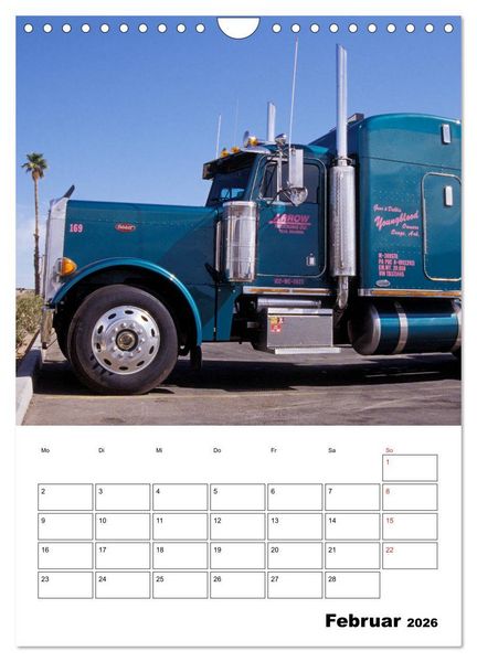 Produktbild: US-Trucks ... unterwegs im amerikanischen Westen - Monatsplaner (Wandkalender 2026 DIN A4 hoch), CALVENDO Monatskalender