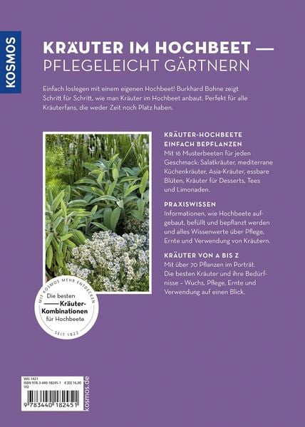 Kräuter im Hochbeet