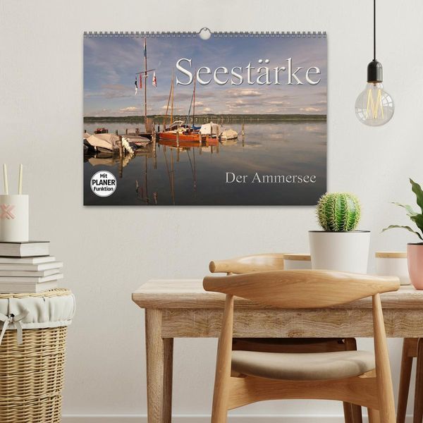 Produktbild: Seest&auml;rke - Der Ammersee (Wandkalender 2026 DIN A3 quer), CALVENDO Monatskalender