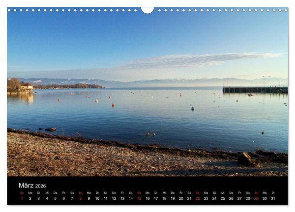 Produktbild: Ein Jahr am BODENSEE (Wandkalender 2026 DIN A3 quer), CALVENDO Monatskalender