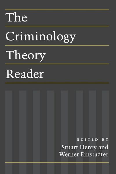 Produktbild: The Criminology Theory Reader