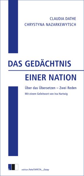 Produktbild: Das Ged&auml;chtnis einer Nation