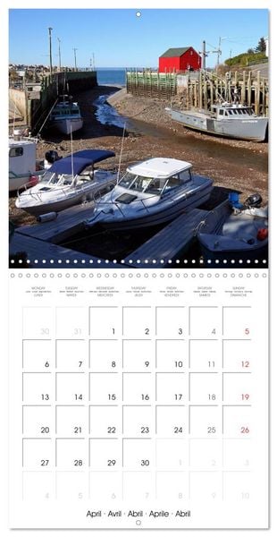 Produktbild: Canada-Est (Calendrier mural carr&eacute; 2026 30x30 cm) Calendrier double avec une page pour vos prises de notes