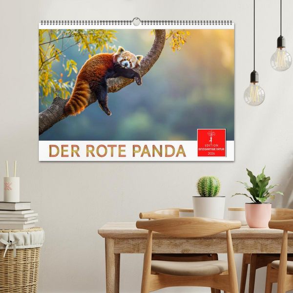 Produktbild: Der Rote Panda (Wandkalender 2026 DIN A2 quer), CALVENDO Monatskalender