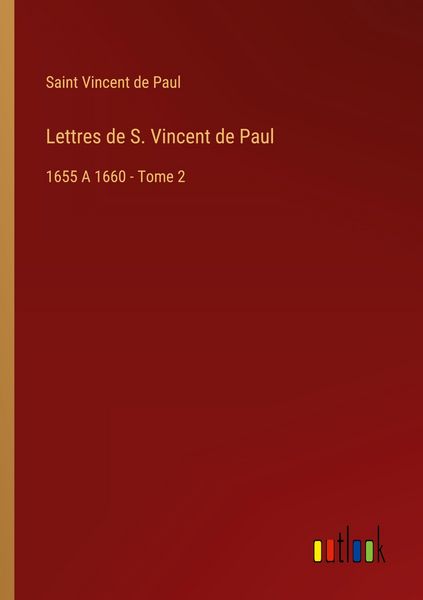 Produktbild: Lettres de S. Vincent de Paul