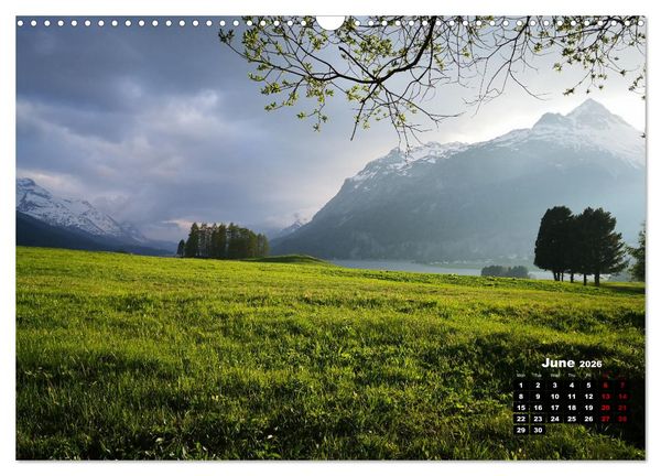 Produktbild: Engadine 2026 - Nature and landscapes (Wall Calendar 2026 DIN A3 landscape), CALVENDO 12 Month Wall Calendar
