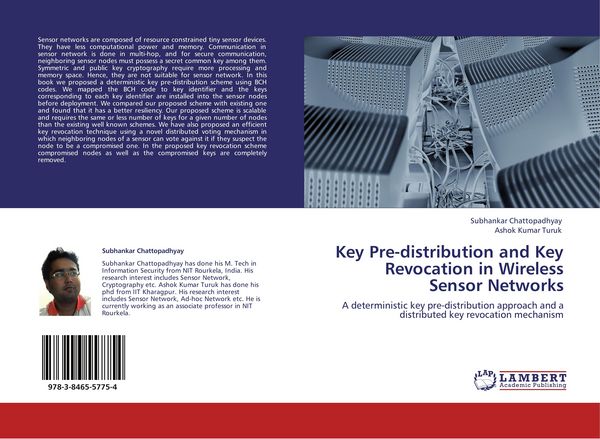 Produktbild: Key Pre-distribution and Key Revocation in Wireless Sensor Networks