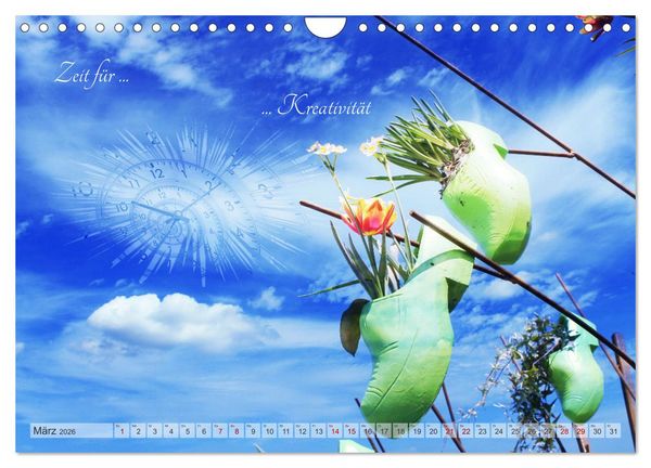 Produktbild: Alles hat seine Zeit - Mach Deine kleine Welt perfekt (Wandkalender 2026 DIN A4 quer), CALVENDO Monatskalender