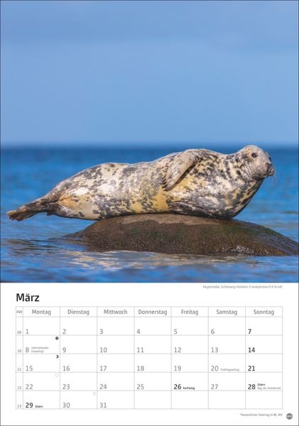 Produktbild: Deutschlands K&uuml;sten Kalender 2027