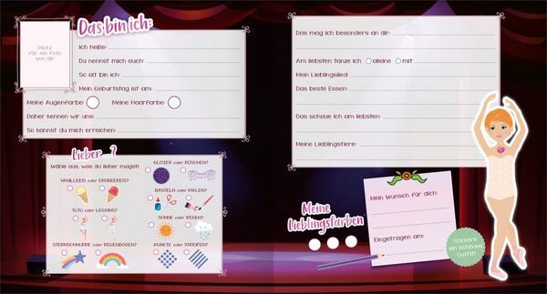 Produktbild: Sticker-Anziehpuppen &ndash; Mein Freundebuch (Ballerina)