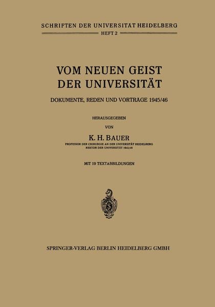 Produktbild: Vom Neuen Geist der Universit&auml;t